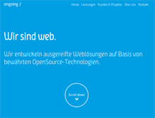Tablet Screenshot of ongoing.ch
